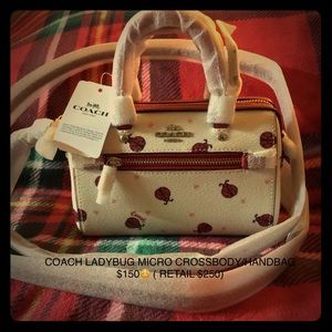 Micro Lady Bug Cross body Coach